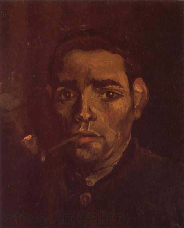 Vincent Van Gogh Head of a Young Peasant with Pipe (nn04) France oil painting art